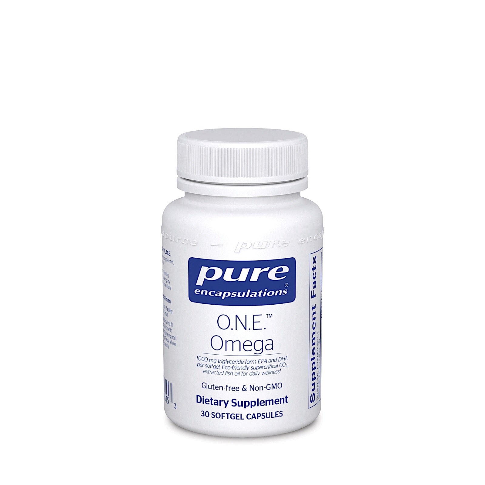 Pure Encapsulations, O.N.E. Omega, 30 Softgels UPC 766298016153 | HiLife Vitamins